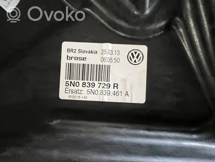 Volkswagen Tiguan Mechanizm podnoszenia szyby tylnej bez silnika 5N0839461A