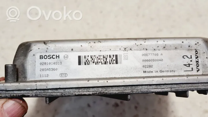 Volvo S60 Calculateur moteur ECU 08677708A