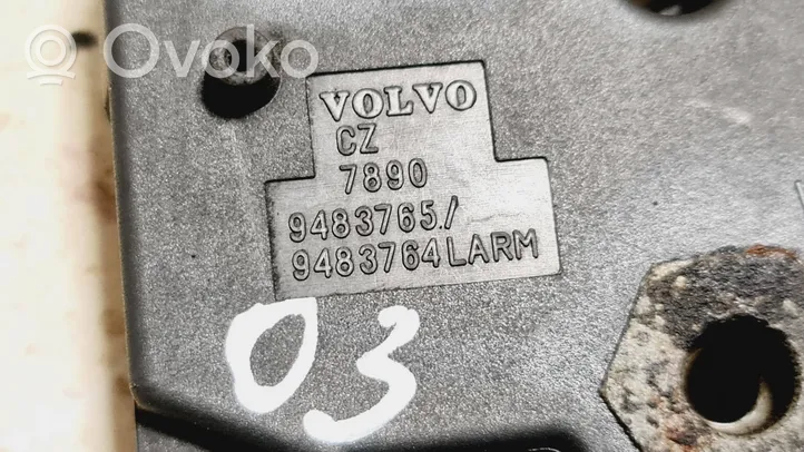 Volvo S60 Dzinēja pārsega slēdzene 9483764
