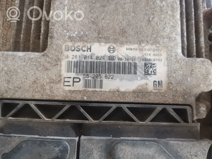 Opel Zafira B Sterownik / Moduł ECU 55205622