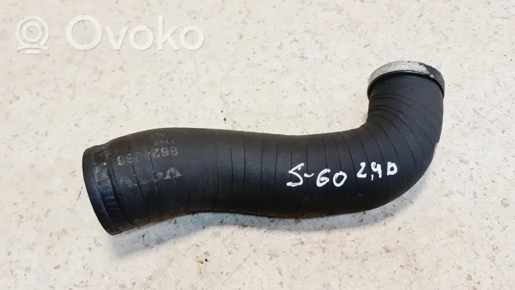 Volvo S60 Tube d'admission de tuyau de refroidisseur intermédiaire 8624886