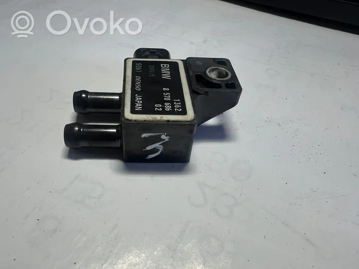 BMW 3 F30 F35 F31 Sensore di pressione dei gas di scarico 8570686