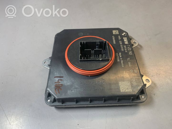 BMW X3 G01 Module de contrôle de ballast LED 7472763