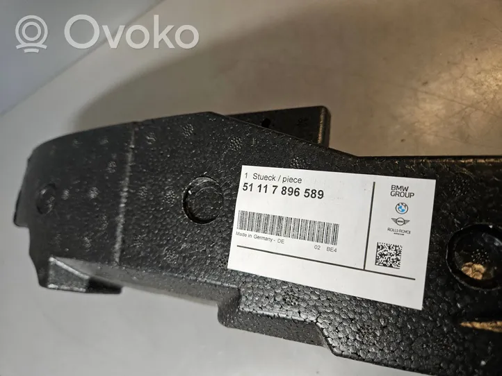 BMW 5 E60 E61 Absorber zderzaka przedniego 7896589