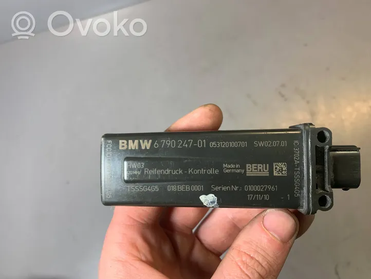 BMW 5 F10 F11 Sensore di pressione dello pneumatico 6790247