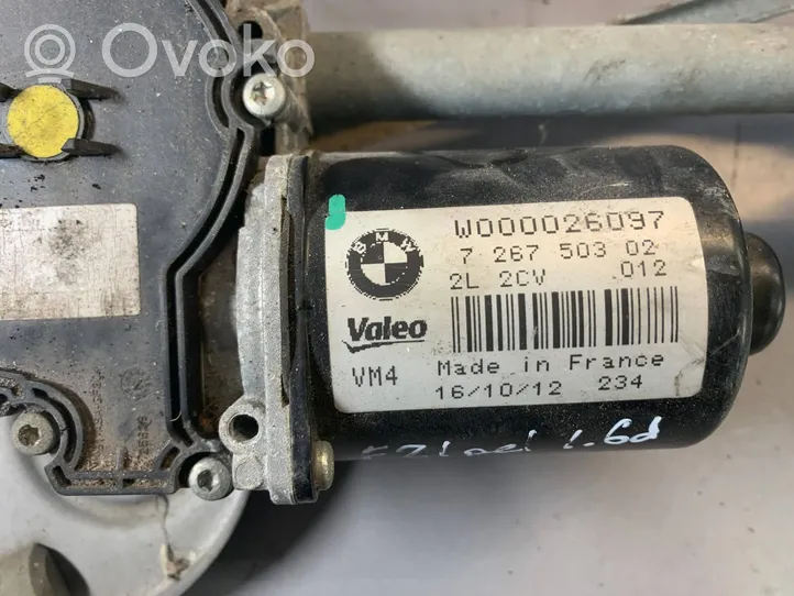 BMW 1 F20 F21 Etupyyhkimen vivusto ja moottori 7267503