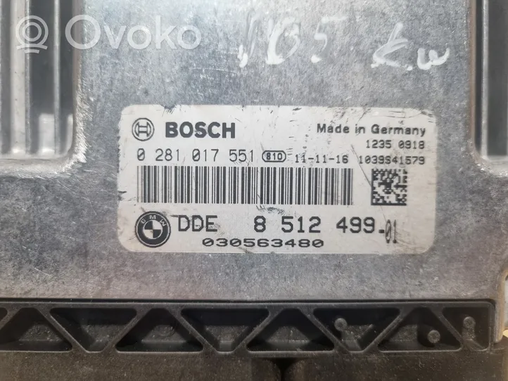 BMW X1 E84 Engine control unit/module 8512499