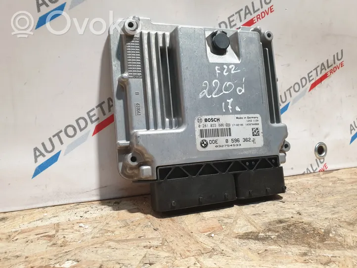 BMW 2 F22 F23 Calculateur moteur ECU 8596362