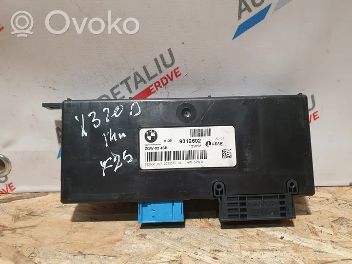 BMW X3 F25 Gateway control module 9312602