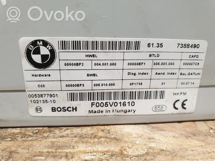 BMW 3 F30 F35 F31 Bagāžnieka pārsega vadības bloks 7388490