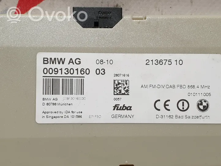 BMW X6 E71 Aerial antenna amplifier 9130160