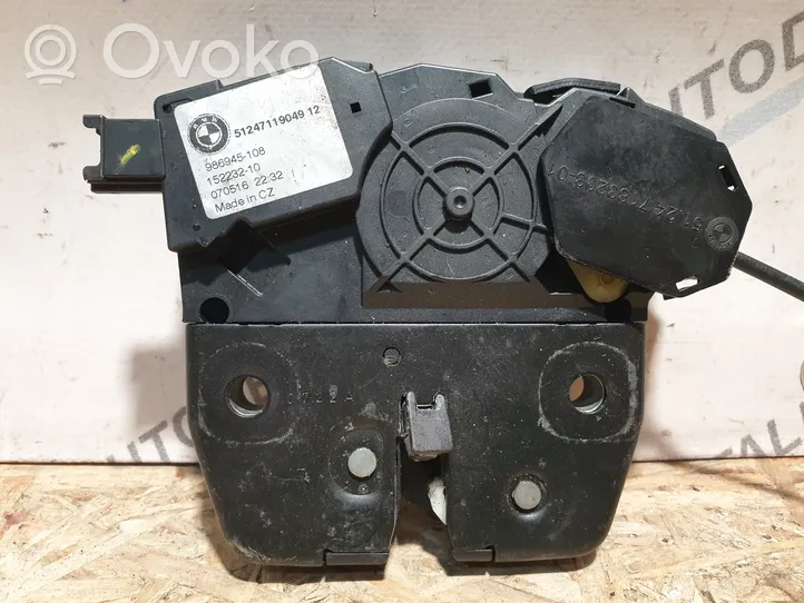 BMW X5 E70 Blocco/chiusura/serratura del portellone posteriore/bagagliaio 7308844