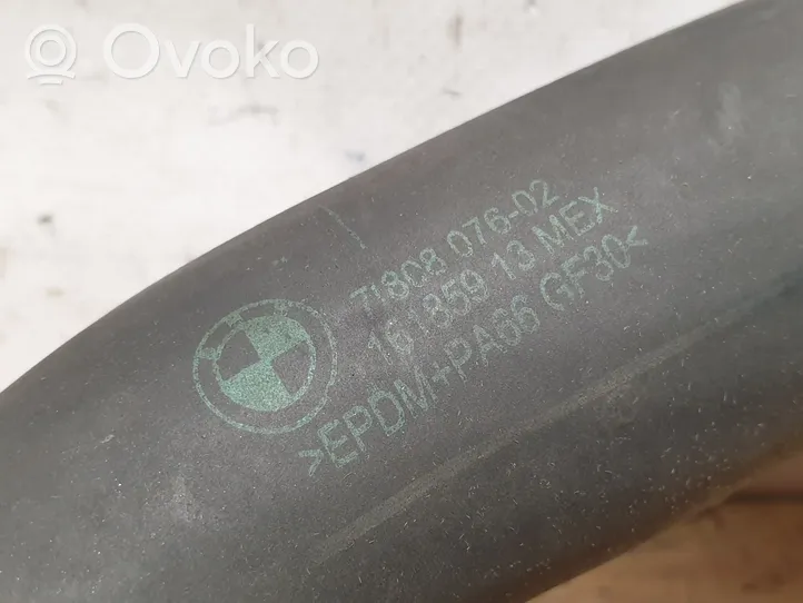 BMW X6 E71 Moottorin vesijäähdytyksen putki/letku 7808076