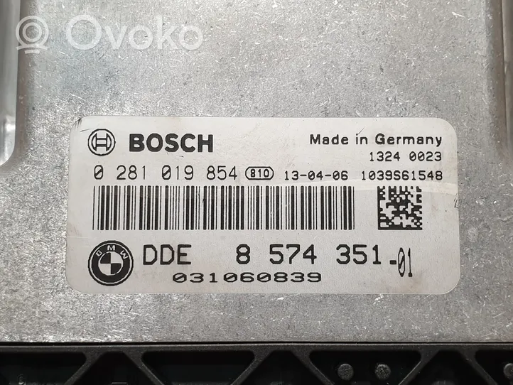 BMW X1 E84 Sterownik / Moduł ECU 8574251