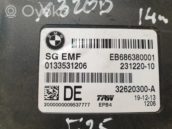 BMW X3 F25 Unité de contrôle, module EMF frein arrière 6863800