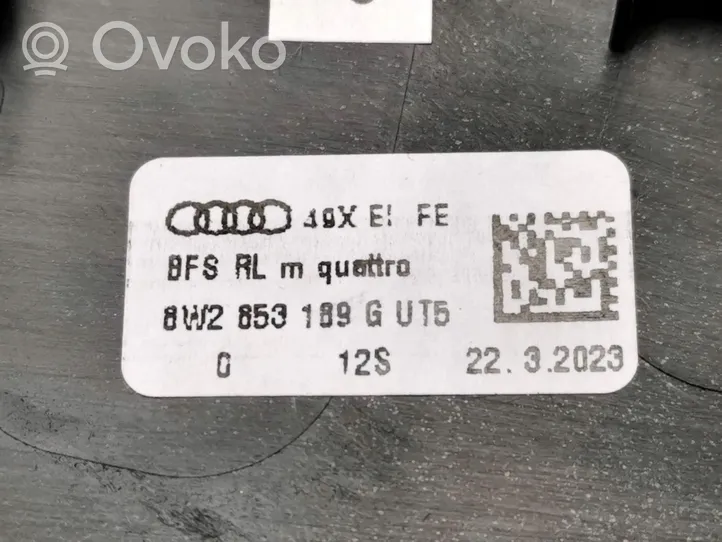 Audi A5 Autres pièces du tableau de bord 8W2853189G