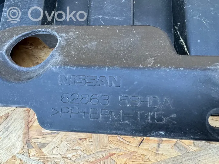 Nissan Leaf II (ZE1) Cache de protection inférieur de pare-chocs avant 626635SH0A