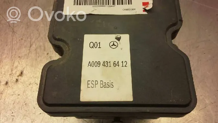 Mercedes-Benz A W176 ABS control unit/module A0094316412