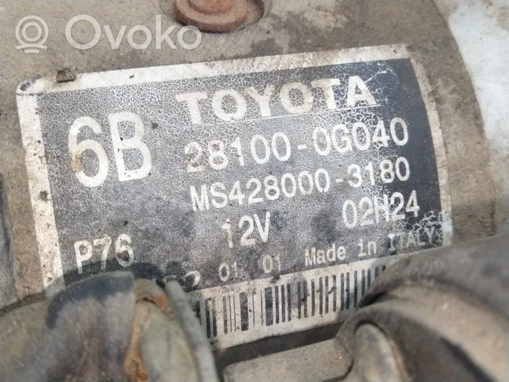 Toyota RAV 4 (XA30) Rozrusznik 281000G040