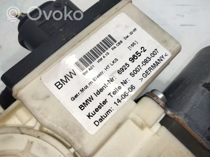 BMW X3 E83 Mechanizm podnoszenia szyby tylnej bez silnika 69259652