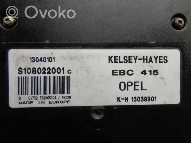 Opel Vectra A Sterownik / moduł ABS 13040101