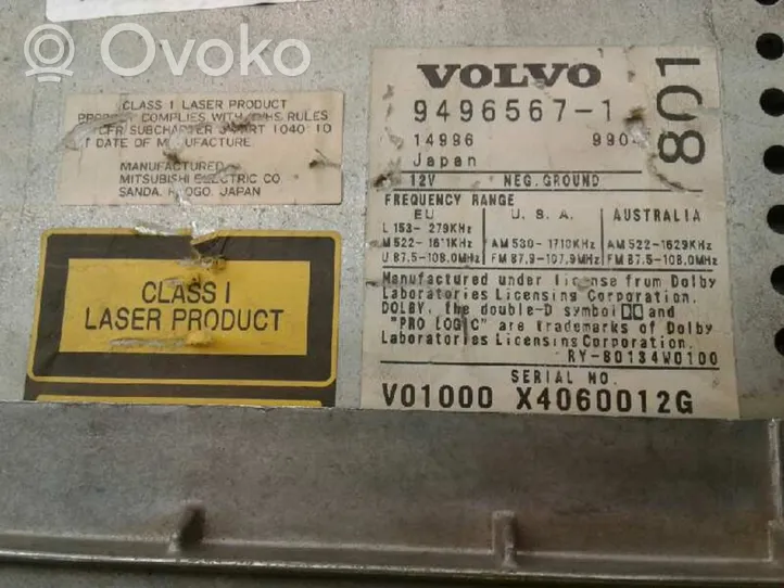 Volvo S80 Moduł / Sterownik dziku audio HiFi 9496567-1