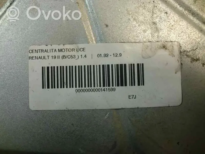 Renault 19 Sterownik / Moduł ECU S101718103C