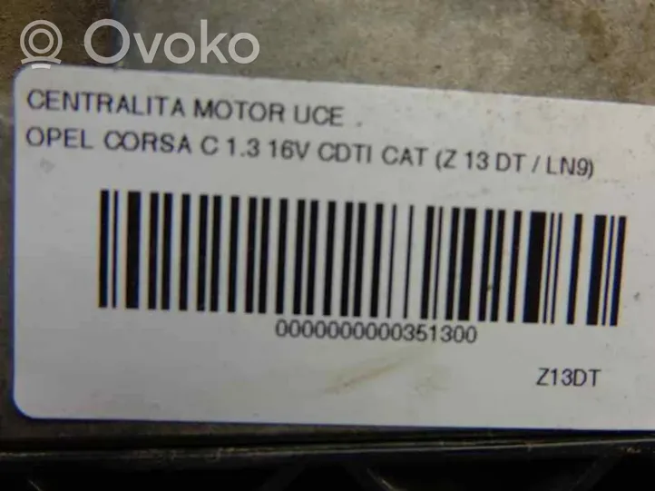 Opel Corsa C Sterownik / Moduł ECU 