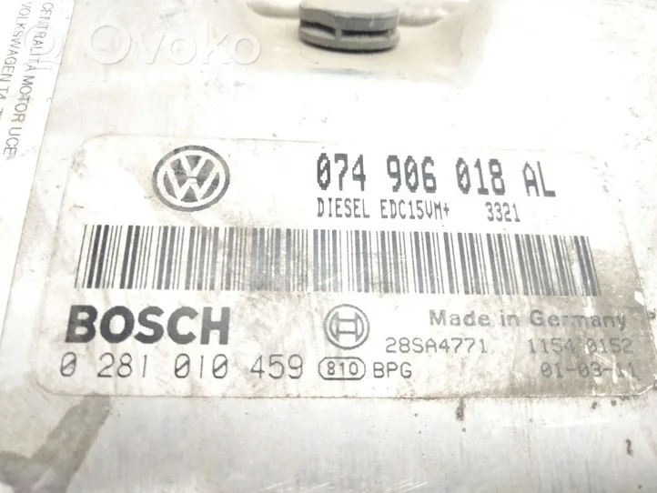 Volkswagen Transporter - Caravelle T4 Sterownik / Moduł ECU 074906018