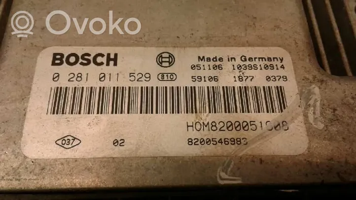 Nissan Primastar Sterownik / Moduł ECU 0281011529