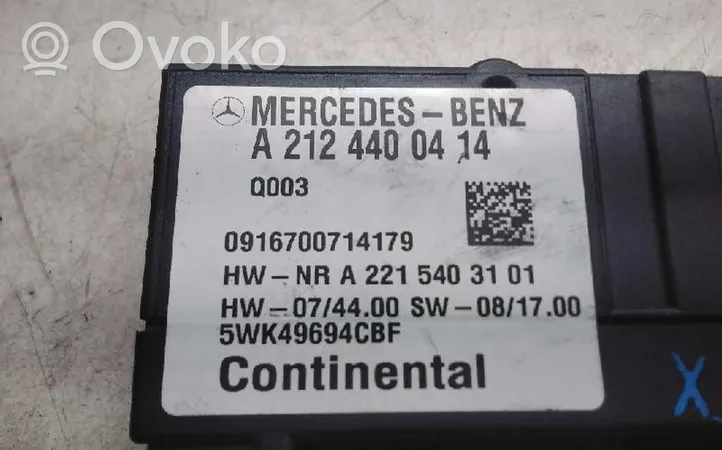 Mercedes-Benz CLK AMG A208 C208 Inne komputery / moduły / sterowniki AQ124400414