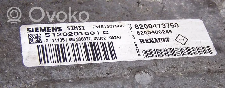 Renault Clio II Motorsteuergerät ECU 8200473750