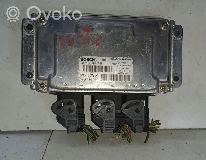 Citroen C3 Unité de commande, module ECU de moteur 0261207860