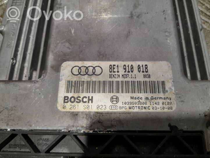 Audi A4 S4 B6 8E 8H Unidad de control/módulo del motor 8E1910018