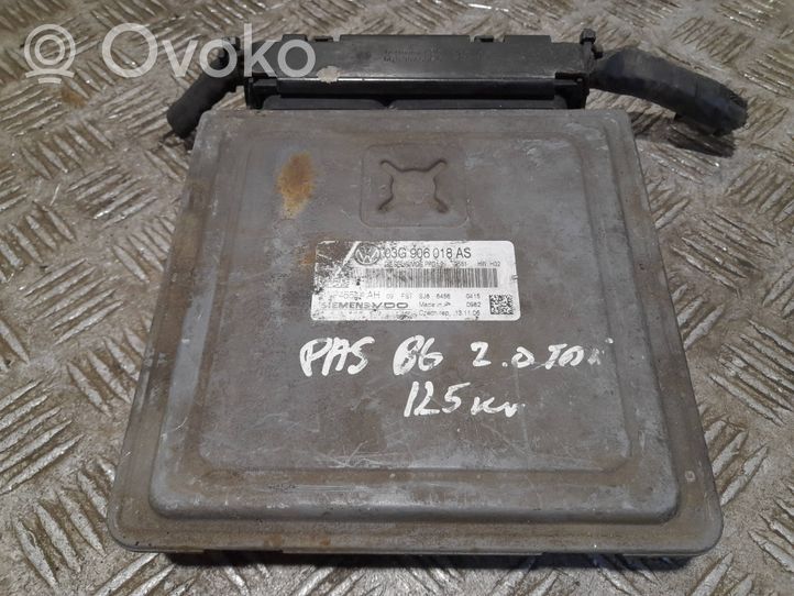 Volkswagen PASSAT B6 Calculateur moteur ECU 03G906018AS