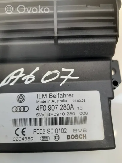 Audi A6 S6 C6 4F Muut ohjainlaitteet/moduulit 4F0907280A