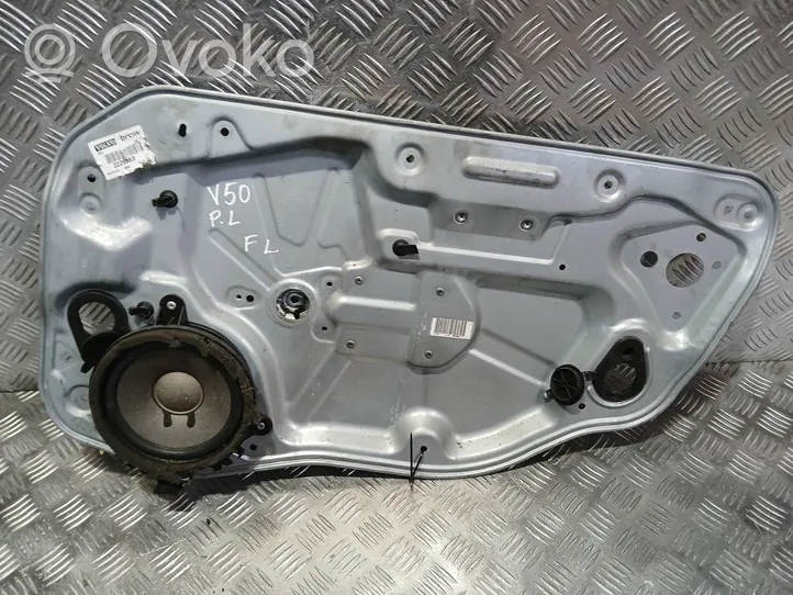 Volvo V50 Mechanizm podnoszenia szyby przedniej bez silnika 977406101