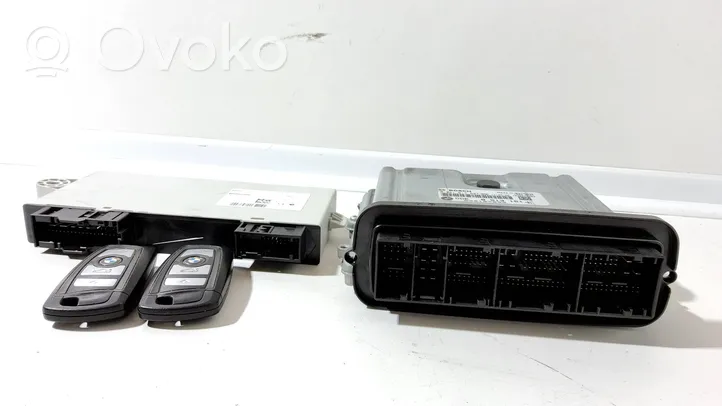 BMW 5 F10 F11 Aizdedzes ECU komplekts 9257038