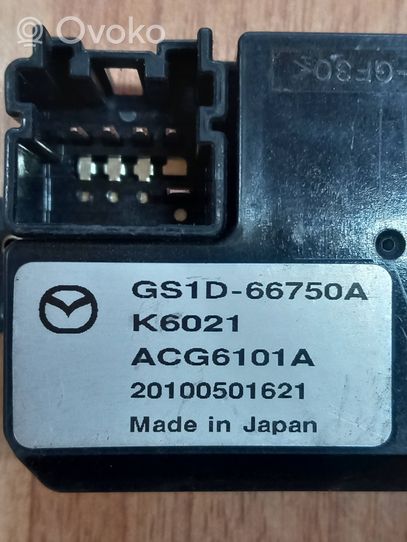 Mazda 6 Avaimettoman käytön ohjainlaite/moduuli GS1D66750A