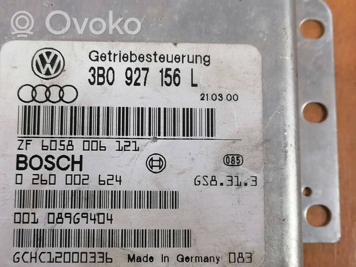 Volkswagen PASSAT B5 Vaihdelaatikon ohjainlaite/moduuli 3B0927156L