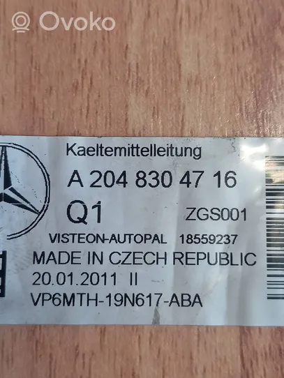 Mercedes-Benz C W204 Tubo flessibile aria condizionata (A/C) A2048304716