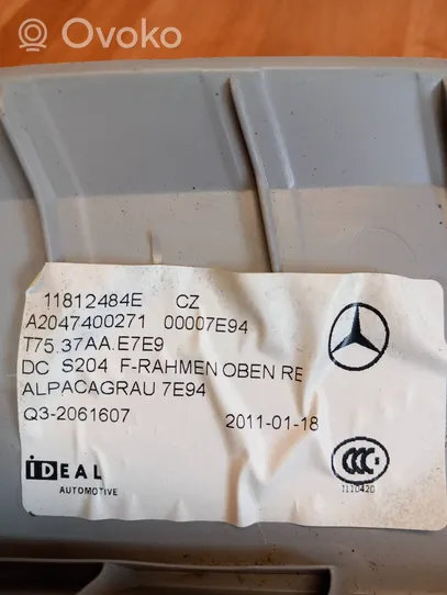 Mercedes-Benz C W204 Muu vararenkaan verhoilun elementti A2047400271