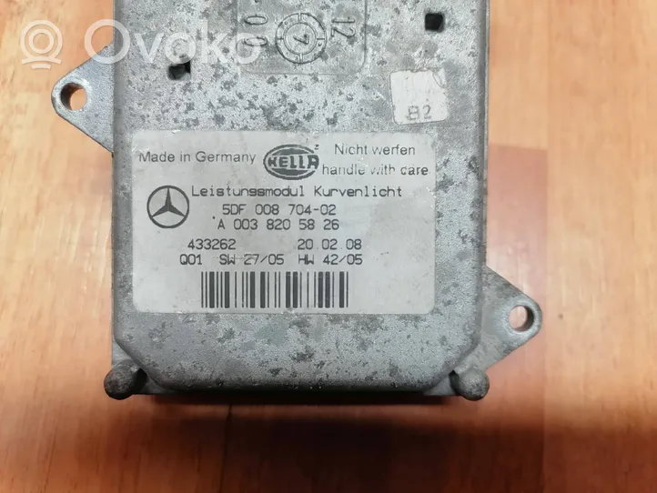 Mercedes-Benz CLS C219 Module de ballast de phare Xenon 5DF00870402