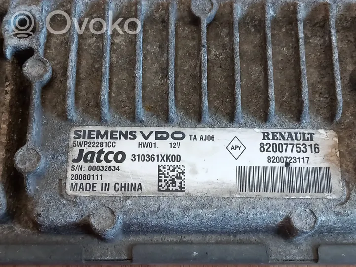 Renault Laguna III Pavarų dėžės valdymo blokas 8200775316