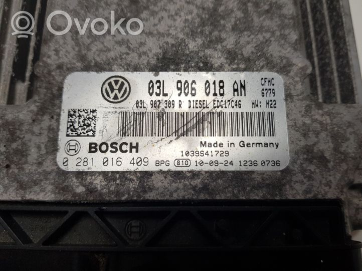 Volkswagen Golf Plus Sterownik / Moduł ECU 03L906018AN