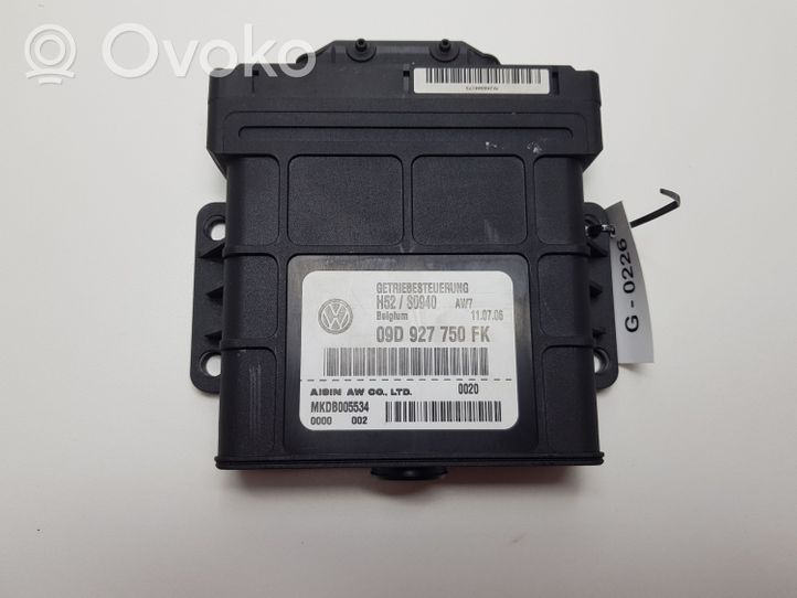 Audi Q7 4L Module de contrôle de boîte de vitesses ECU 09D927750FK