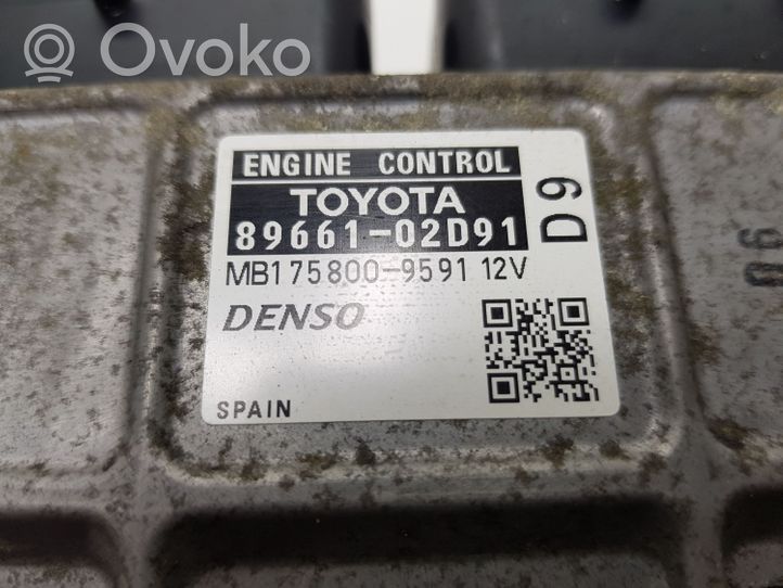 Toyota Corolla Verso AR10 Moottorin ohjainlaite/moduuli 8966102D91