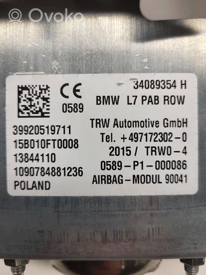 BMW 4 F32 F33 Airbag del passeggero 39920519711