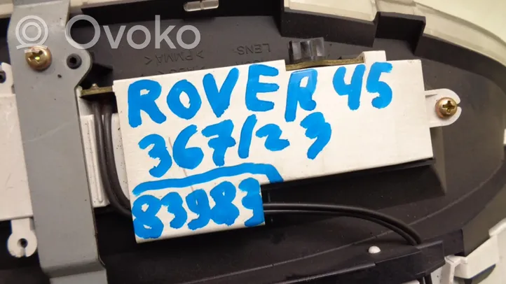 Rover 45 Compteur de vitesse tableau de bord 