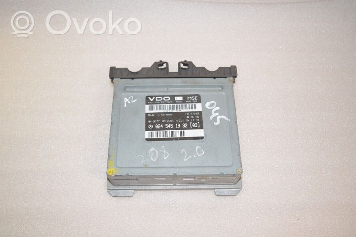 Mercedes-Benz CLK A208 C208 Calculateur moteur ECU 0245451932